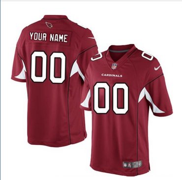 Men's Nike Arizona Cardinals Customized Limited Red Team Color NFL Jersey