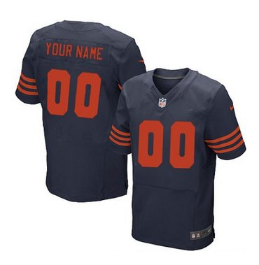Men's Nike Chicago Bears Customized Elite Blue 1940s Throwback Alternate NFL Jersey