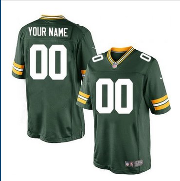 Men's Nike Green Bay Packers Customized Limited Green Team Color NFL Jersey Men's Nike Green Bay Packers Customized Limited Green Team Color NFL Jersey