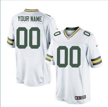 Men's Nike Green Bay Packers Customized Limited White NFL Jersey Men's Nike Green Bay Packers Customized Limited White NFL Jersey