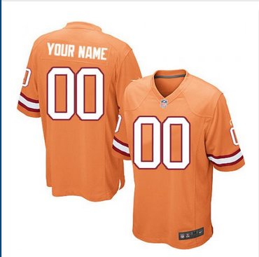 Men's Nike Tampa Bay Buccaneers Customized Limited Orange Glaze Alternate NFL Jersey