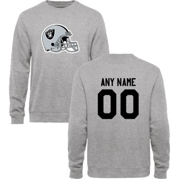 Men's Oakland Raiders Design Your Own Crewneck Sweatshirt