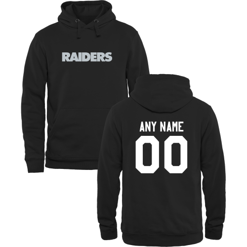 Men's Oakland Raiders Design Your Own Pullover Hoodie