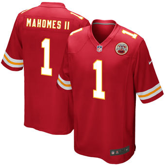 Men's Patrick Mahomes II Kansas City Chiefs Nike 2017 Draft Pick Game Jersey - Red