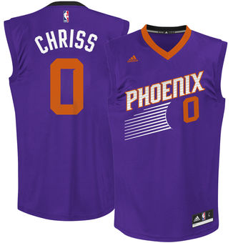 Men's Phoenix Suns Marquese Chriss adidas Purple Team Color Replica Jersey