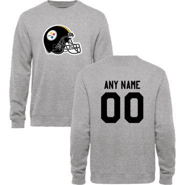 Men's Pittsburgh Steelers Design Your Own Crewneck Sweatshirt