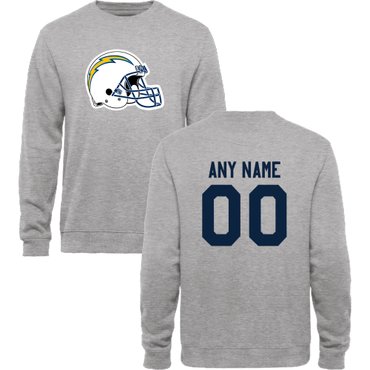 Men's San Diego Chargers Design Your Own Crewneck Sweatshirt
