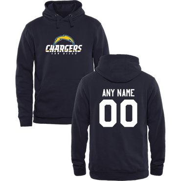 Men's San Diego Chargers Design Your Own Pullover Hoodie Men's San Diego Chargers Design Your Own Pullover Hoodie