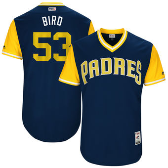 Men's San Diego Padres Christian Friedrich Bird Majestic Navy 2017 Players Weekend Authentic Jersey Men's San Diego Padres Christian Friedrich Bird Majestic Navy 2017 Players Weekend Authentic Jersey