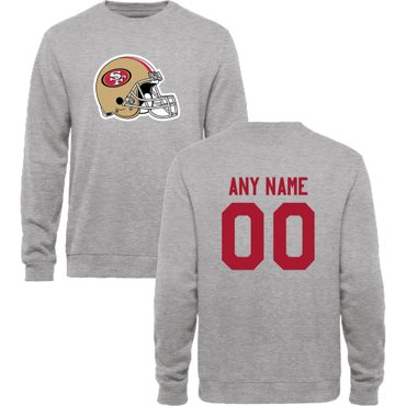 Men's San Francisco 49ers Design Your Own Crewneck Sweatshirt