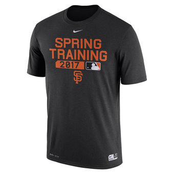 Men's San Francisco Giants Nike Black Authentic Collection Legend Team Issue Performance T-Shirt