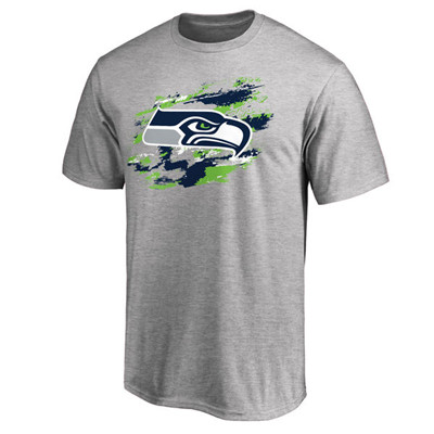 Men's Seattle Seahawks  NFL Pro Line Heathered Gray True Color T-Shirt