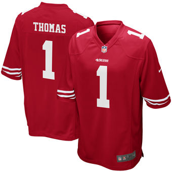 Men's Solomon Thomas San Francisco 49ers Nike 2017 Draft Pick Game Jersey - Scarlet