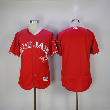 Men's Toronto Blue Jays Majestic Scarlet Fashion Canada Day FlexBase Authentic Team Jersey