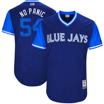 Men's Toronto Blue Jays Roberto Osuna No Panic Majestic Royal 2017 Players Weekend Authentic Jersey Men's Toronto Blue Jays Roberto Osuna No Panic Majestic Royal 2017 Players Weekend Authentic Jersey