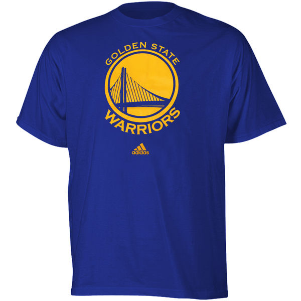 Men's adidas Golden State Warriors Royal Blue Primary Logo T-shirt
