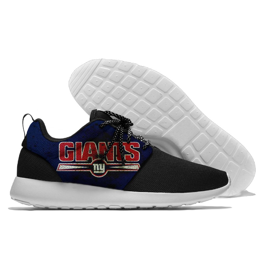 Men and women NFL New York Giants Roshe style Lightweight Running shoes (4) Men and women NFL New York Giants Roshe style Lightweight Running shoes (4)