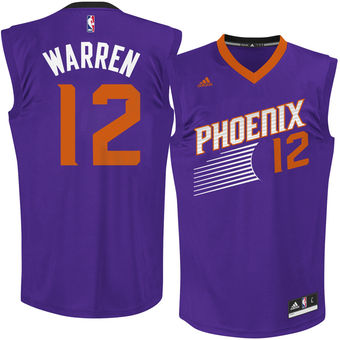 Mens Phoenix Suns TJ Warren adidas Purple Replica Road Jersey