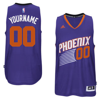 Mens Phoenix Suns adidas Purple Custom Swingman Road Jersey