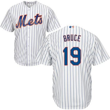 Mets #19 Jay Bruce White(Blue Strip) Cool Base Stitched Youth MLB Jersey Mets #19 Jay Bruce White(Blue Strip) Cool Base Stitched Youth MLB Jersey
