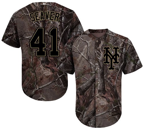 Mets #41 Tom Seaver Camo Realtree Collection Cool Base Stitched Baseball Jersey