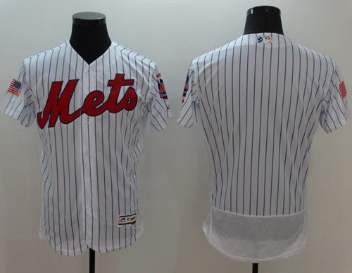 Mets Blank White(Blue Strip) Fashion Stars & Stripes Flexbase Authentic Stitched MLB Jersey Mets Blank White(Blue Strip) Fashion Stars & Stripes Flexbase Authentic Stitched MLB Jersey