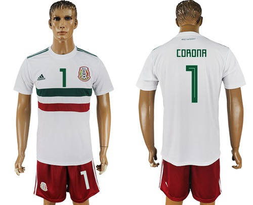 Mexico #1 Corona Away Soccer Country Jersey Mexico #1 Corona Away Soccer Country Jersey