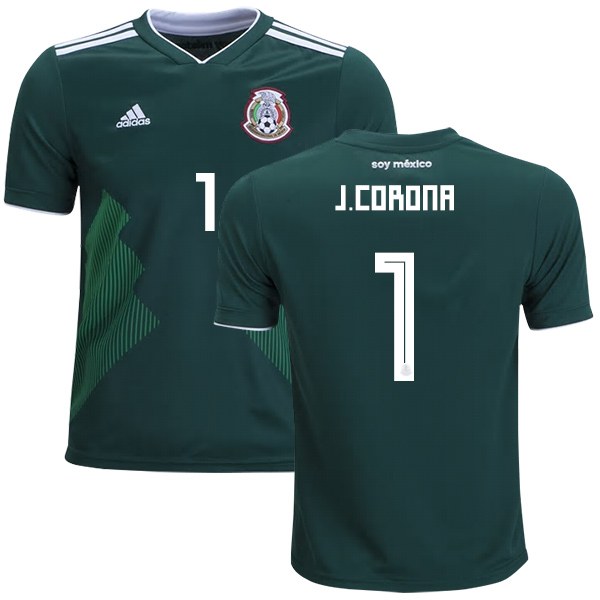 Mexico #1 J.Corona Home Kid Soccer Country Jersey Mexico #1 J.Corona Home Kid Soccer Country Jersey