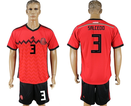 Mexico #3 Salcedo Away Soccer Country Jersey Mexico #3 Salcedo Away Soccer Country Jersey