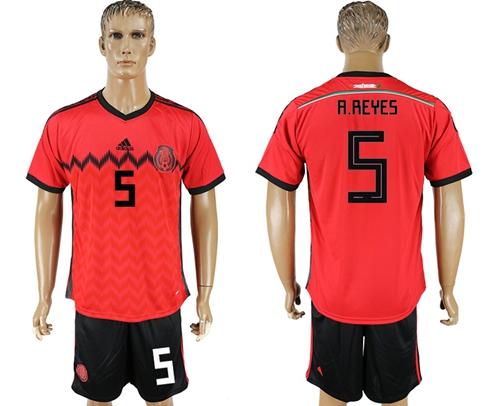 Mexico #5 A.Reyes Away Soccer Country Jersey Mexico #5 A.Reyes Away Soccer Country Jersey