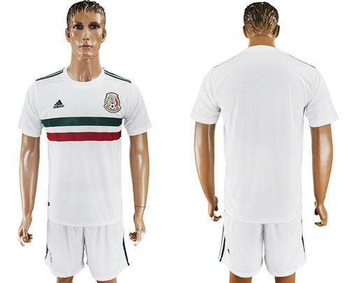 Mexico Blank Away Soccer Country Jersey Mexico Blank Away Soccer Country Jersey