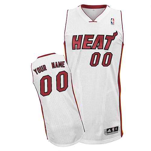 Miami Heat Custom White Home Jersey