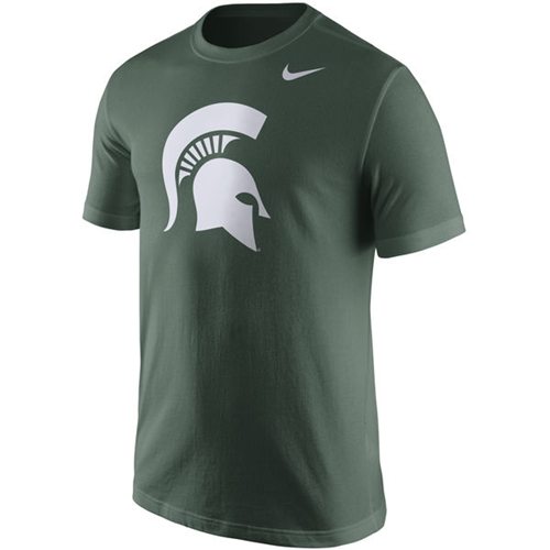 Michigan State Spartans Nike Logo T-Shirt Green
