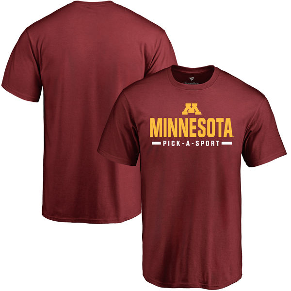 Minnesota Golden Gophers Custom Sport T-shirt - Maroon