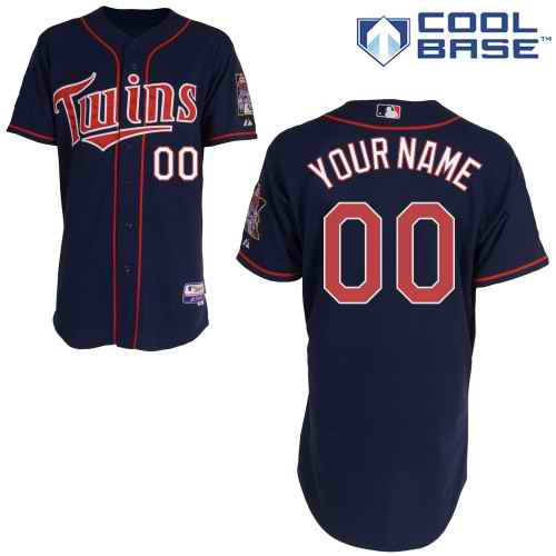 Minnesota Twins Dark Blue Man Custom Jerseys