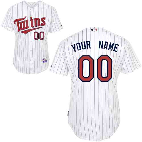 Minnesota Twins White Man Custom Jerseys