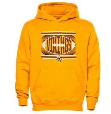 Minnesota Vikings Meshed Fleece Hoodie Gold