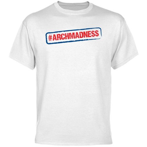 Missouri Valley 2012 Arch Madness Hashtag T-Shirt White