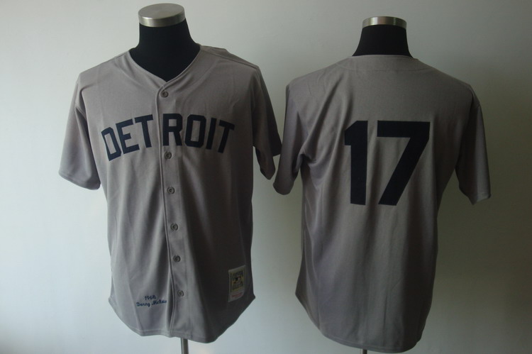 Mitchell And Ness 1968 Tigers #17 Denny McLain Grey Stitched MLB JerseyMitchell And Ness 1968 Tigers #17 Denny McLain Grey Stitched MLB Jersey