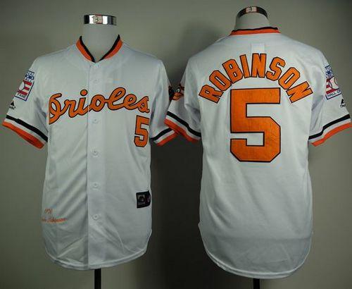 Mitchell And Ness 1989 Orioles #5 Brooks Robinson White Throwback Stitched MLB Jersey Mitchell And Ness 1989 Orioles #5 Brooks Robinson White Throwback Stitched MLB Jersey