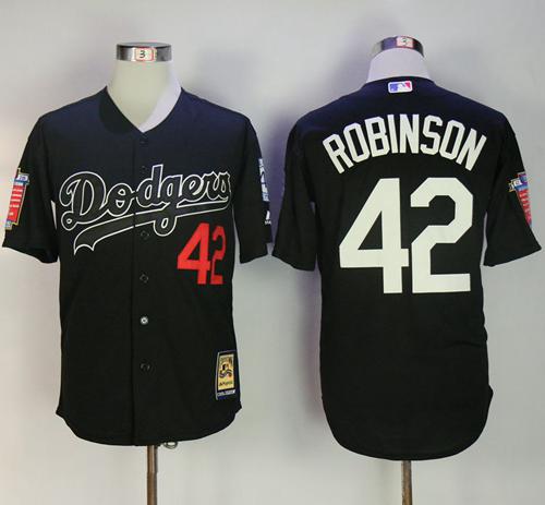 Mitchell And Ness Dodgers Black Throwback Stitched MLB Jersey Mitchell And Ness Dodgers Black Throwback Stitched MLB Jersey