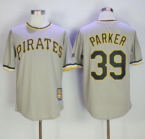 Mitchell And Ness Pirates #39 Dave Parker Grey Throwback Stitched MLB Jersey Mitchell And Ness Pirates #39 Dave Parker Grey Throwback Stitched MLB Jersey