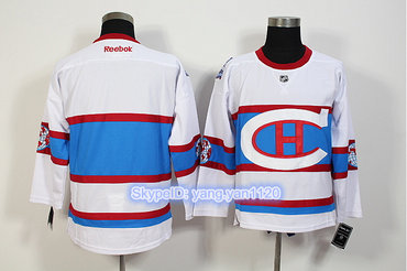 Montreal Canadiens White New CH Stitched NHL Jersey
