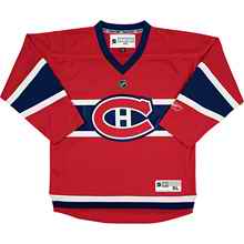 Montreal Canadiens Youth Customized Red Jersey
