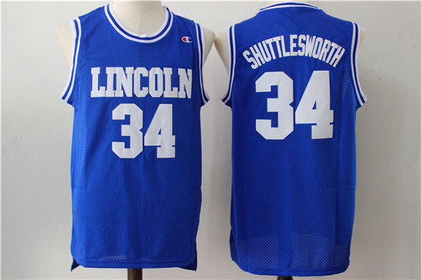Movie Edition Jersey #34 Ray Allen blue mesh jerseys
