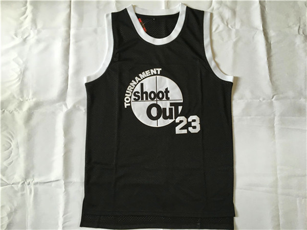 Movie Edition Jersey SHOOT OUT #23 black jerseys Movie Edition Jersey SHOOT OUT #23 black jerseys