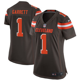 Myles Garrett Cleveland Browns Nike Women's 2017 Draft Pick Game Jersey - Brown
