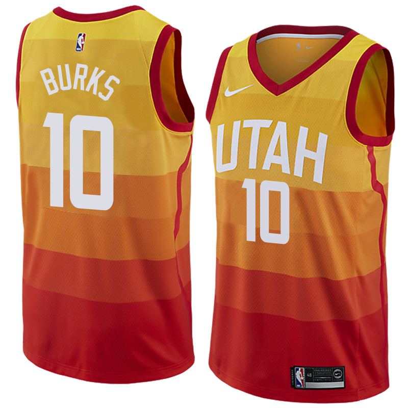 NBA Utah Jazz 10# Burks Jerseys NBA Utah Jazz 10# Burks Jerseys