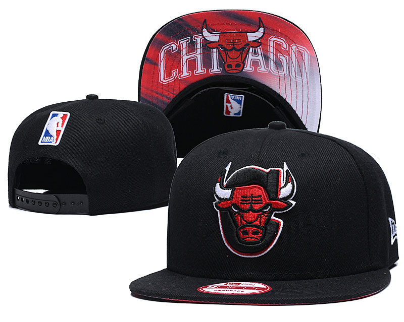 NBA Chicago Bulls Team Logo Black Adjustable Hat NBA Chicago Bulls Team Logo Black Adjustable Hat