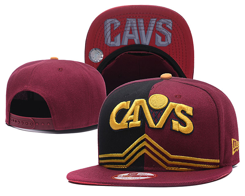 NBA Cleveland Cavaliers Team Logo Red Adjustable Hat  0